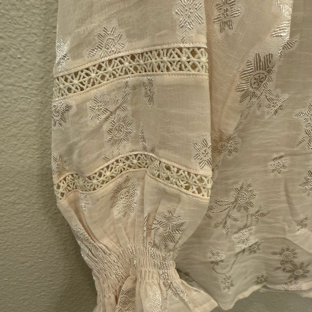 NWT NKN Nekane Oversized Ivory Ofra Blouse-small (fits up to large)-$125 MSRP - Picture 7 of 11